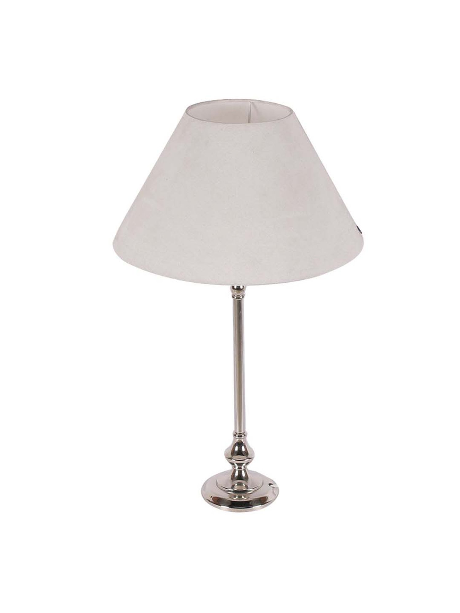 Kapoor E Illuminations White Metal Table Lamp - Set of 1