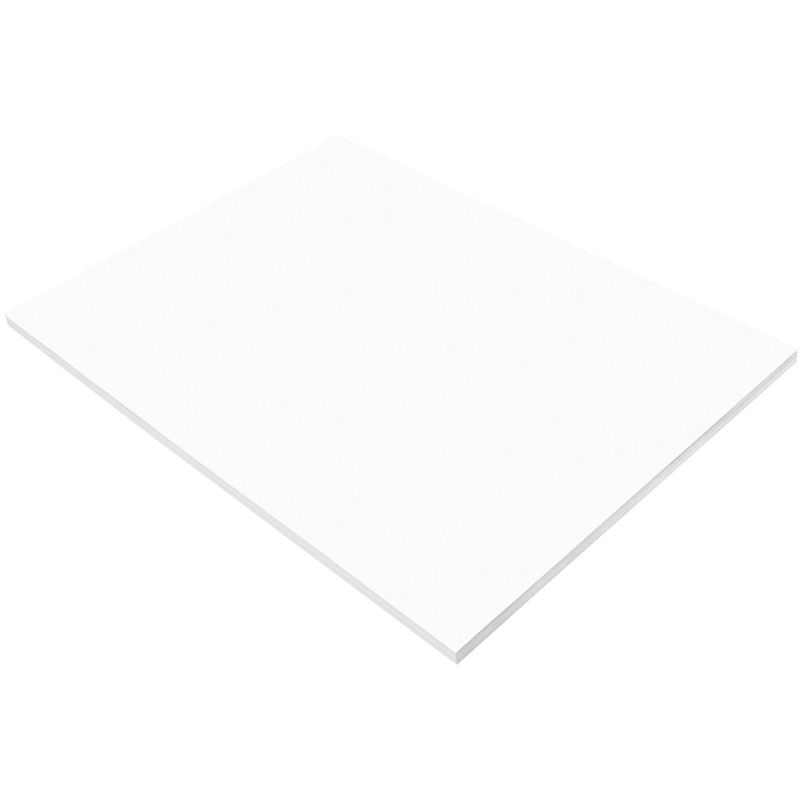 SunWorks Heavyweight Construction Paper, 18 x 24 Inches, Bright White, pk of 50