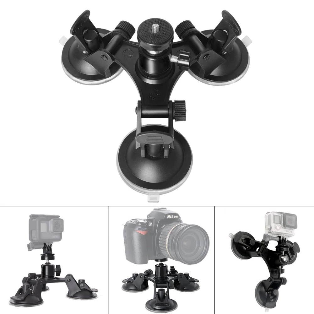 Window Glass Suction Cup Car Driving Recorder Tripod Mount for DJI Pocket 2 / DJI OSMO Pocket Handheld Gimbal Camera Accessories