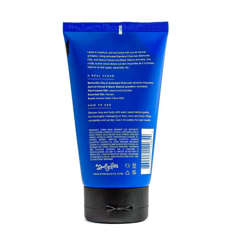 Prep U Charcoal Face + Body Scrub - Citrus Mint - 5 fl oz