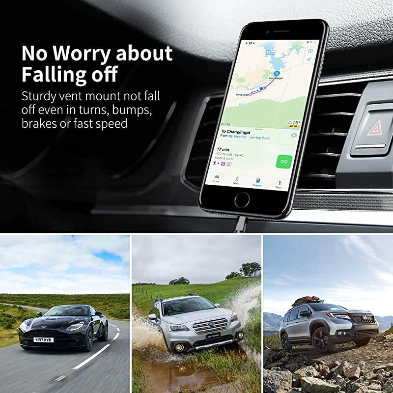 Magnetic Phone Car Mount 2 Pack  5N52 Magnets Hands Free Universal Smart GPS Cell Phone Holder for Car Air Vent Mount for iPhone 11 Pro Max XR XS X 8 7 Plus Samsung Galaxy S10 S9 S8 Note 10