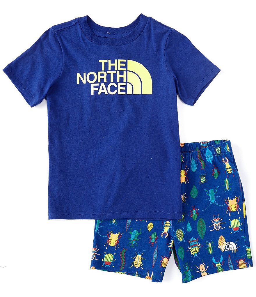 Champion Little Boys 2T-7 Short-Sleeve Script Logo Tee & Short Set