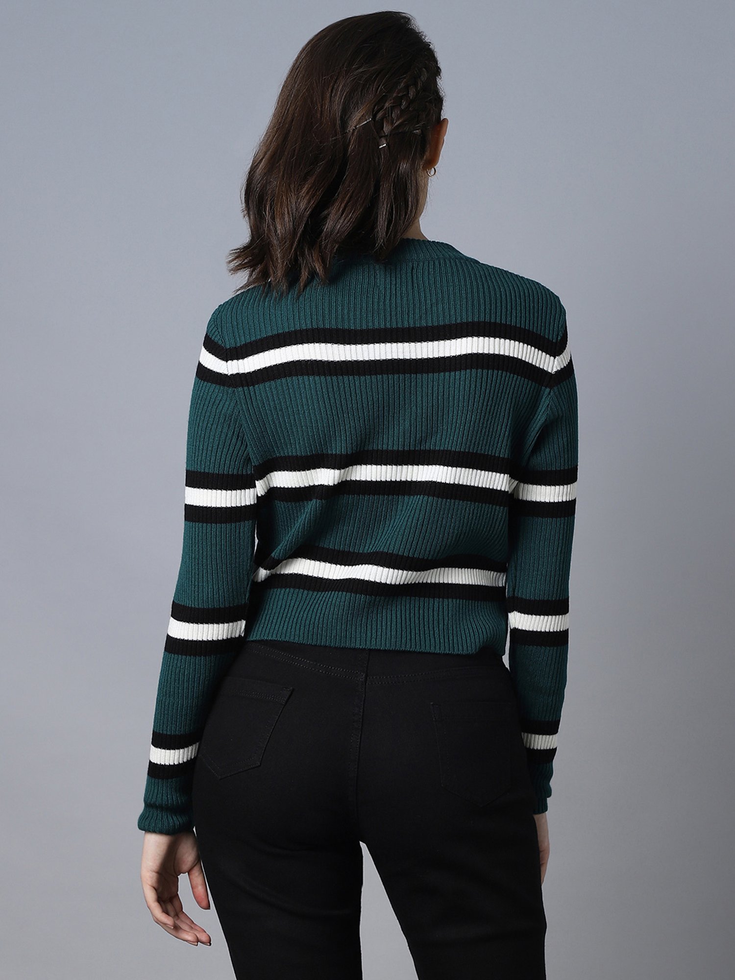 High Star Multicolor Striped Sweater
