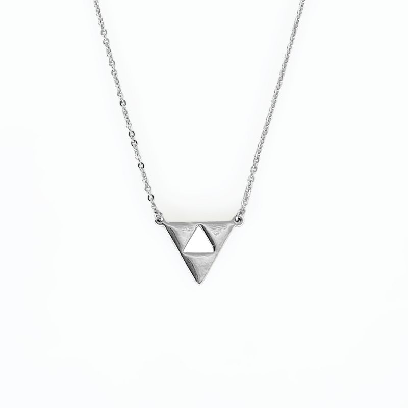 Sanctuary Project Triangle Necklace Silver