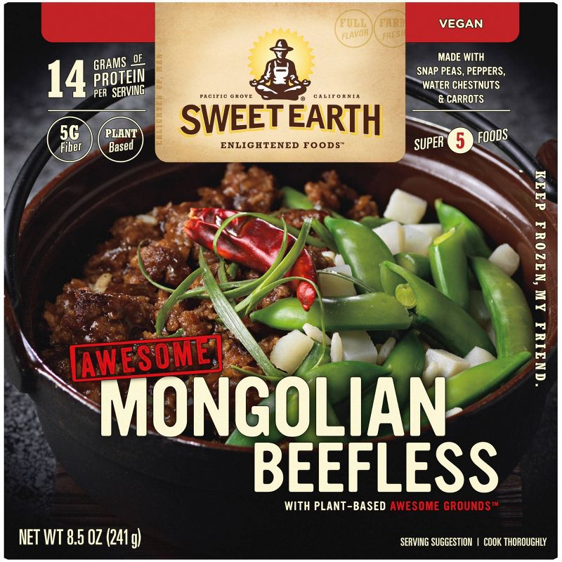 Sweet Earth Awesome Mongolian Beefless Bowl - 8.5oz