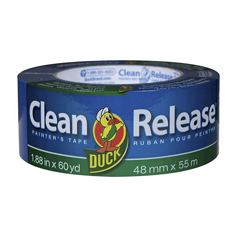 Clean Release Blue Painters Tape 2Inch 188Inch x 60Yard 12 Rolls 720 Total Yards 284372