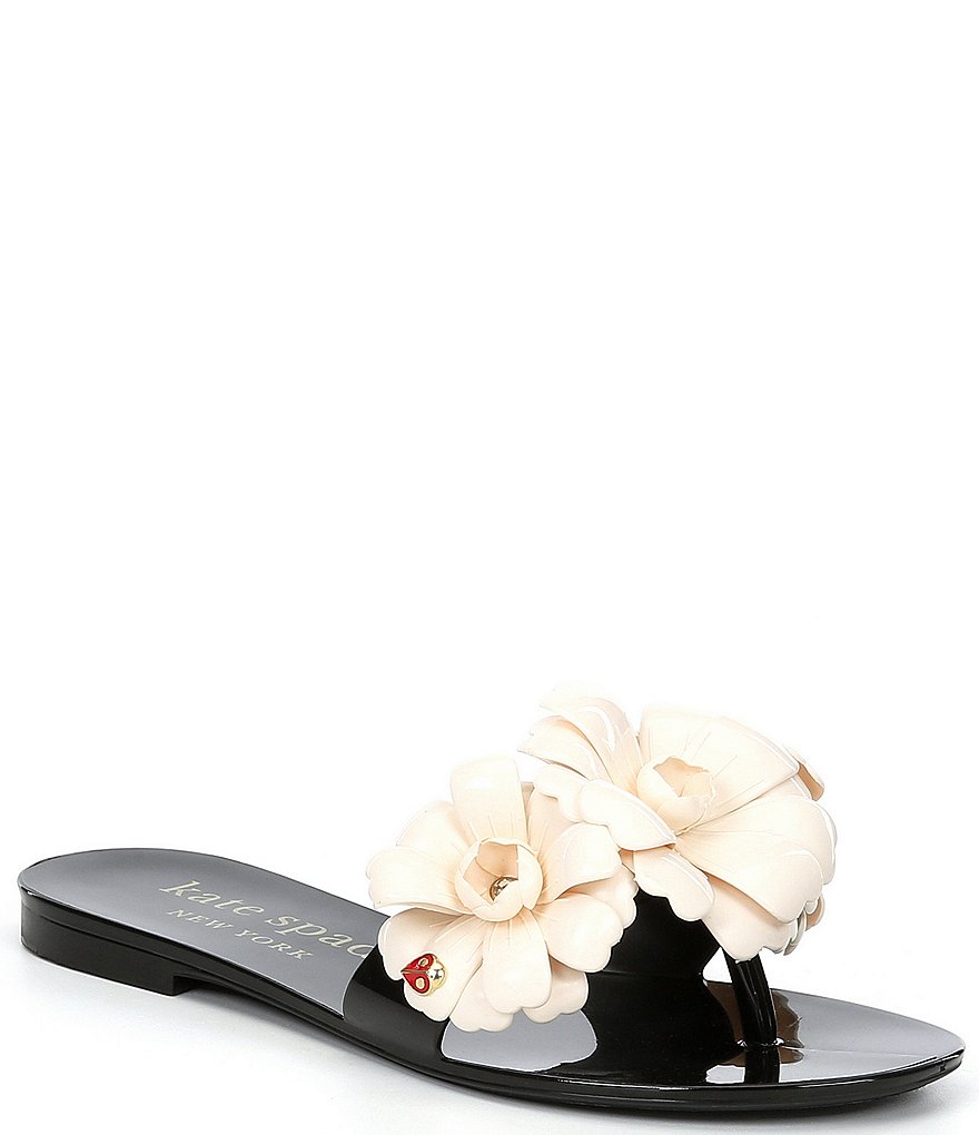 kate spade new york Jaylee 3D Flowers Jelly Slides