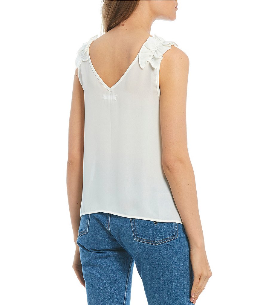 Lily Star Ruffled Strap Tank Top