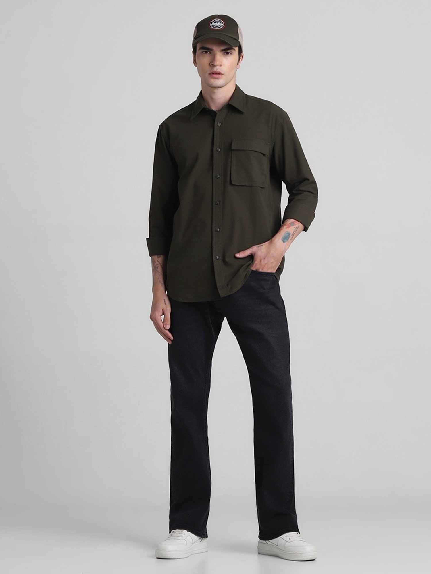 Jack & Jones Black Bootcut Jeans