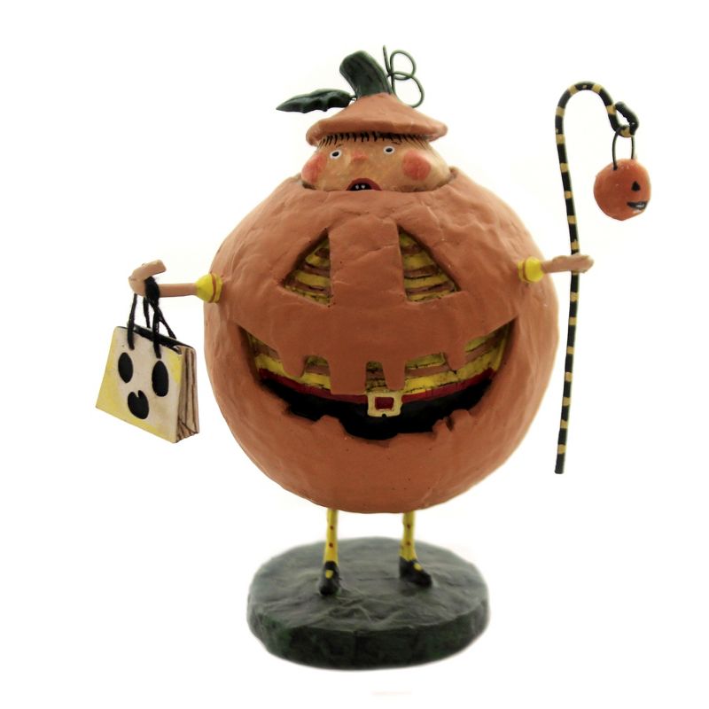 Lori Mitchell 5.5" Jack Squash Halloween  Pumpkin  -  Decorative Figurines