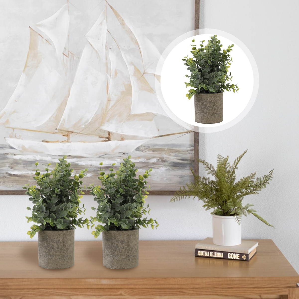 Simulation Green Plant Pot Decoration Artificial Green Plant Pot Home Decor