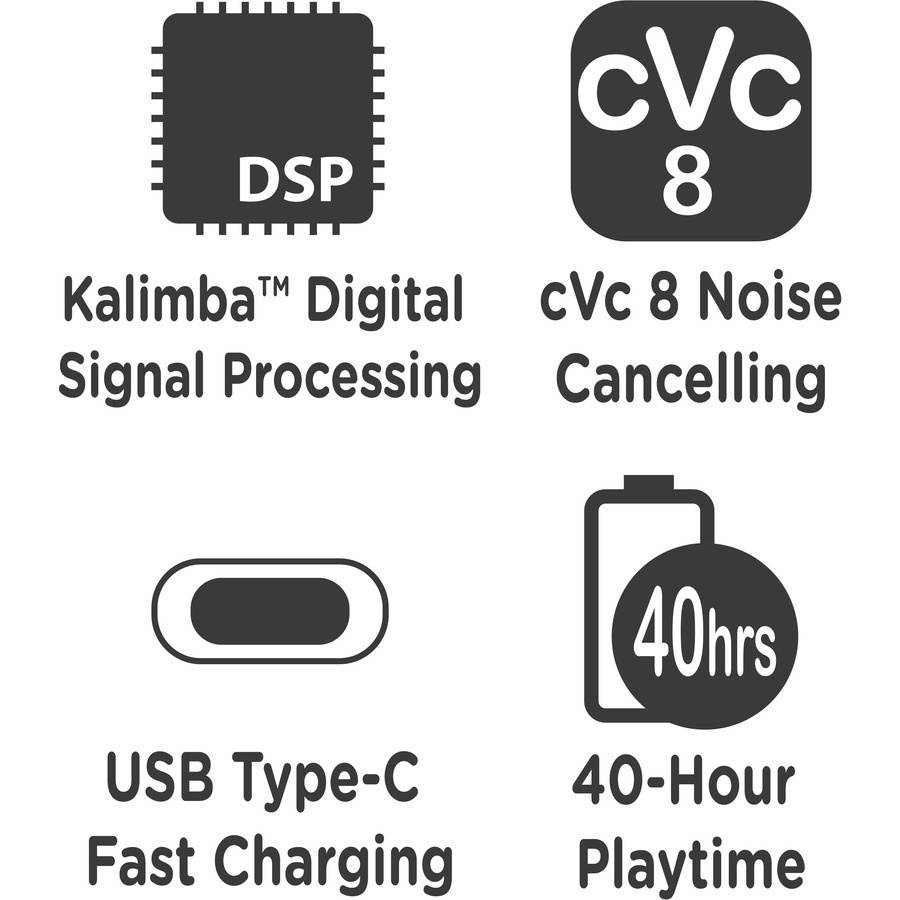 Morpheus ECLIPSE 360 Wireless Noise Cancelling Over-Ear Headphones Black HP9250B