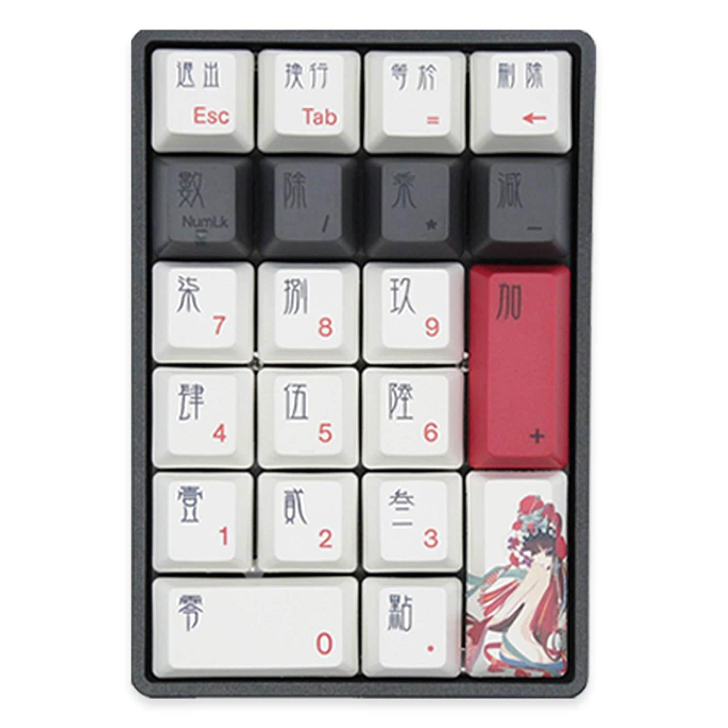 Varmilo VA21M Beijing Opera Numpad Dye Sub PBT Mechanical Keyboard (Cherry MX Silent Red)