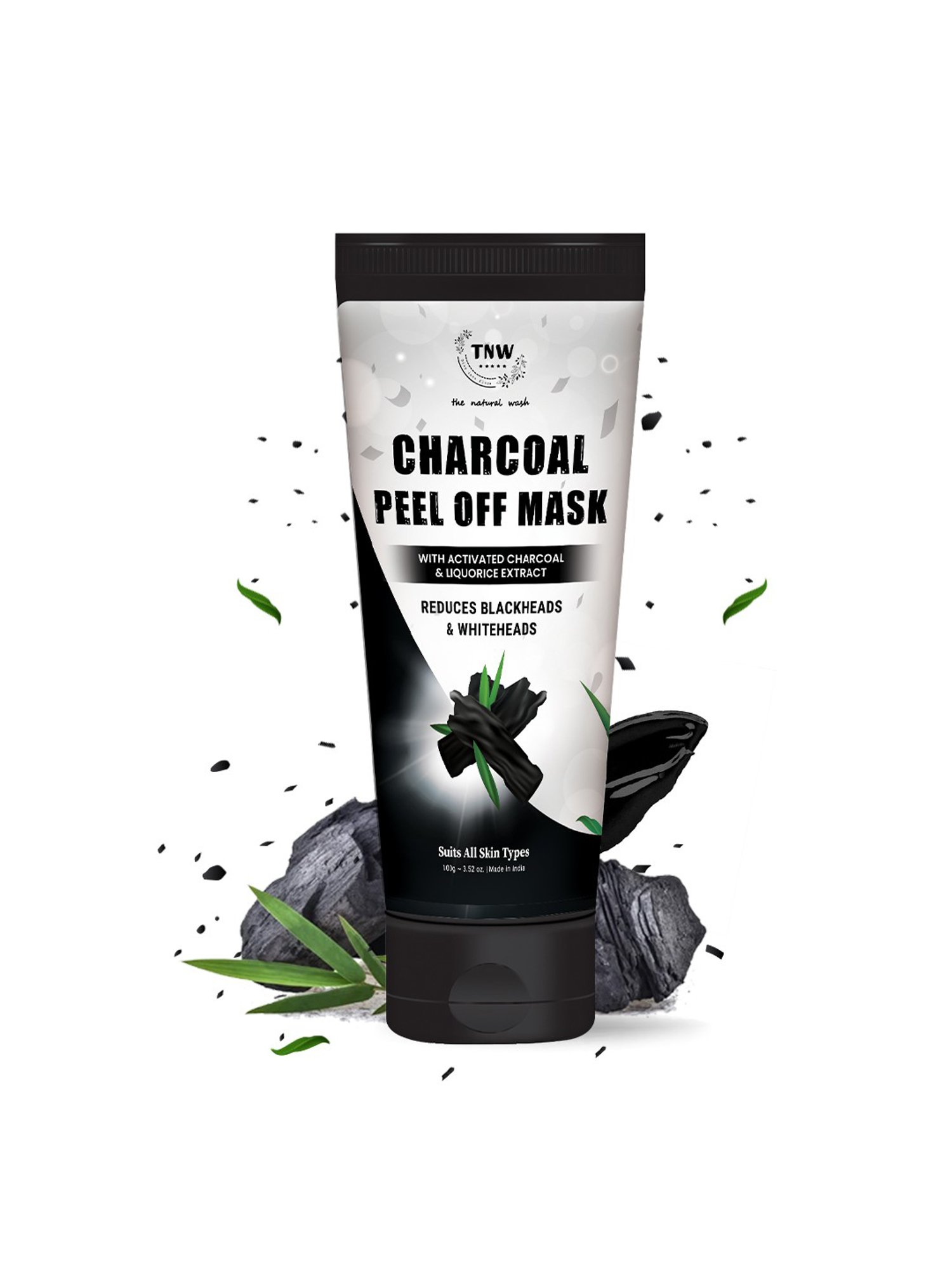 TNW-The Natural Wash Charcoal Peel Off Mask - 100 gm