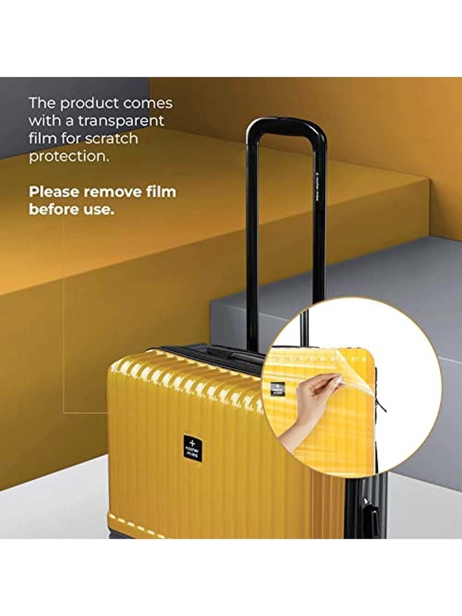 Skybags Salsa Red Solid Hard Medium Trolley Bag - 46 cm