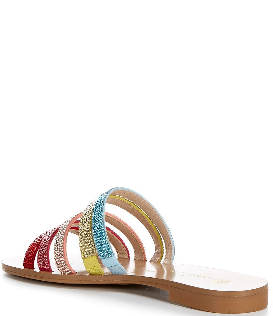 Antonio Melani Byrd Rainbow Embellished Sandals