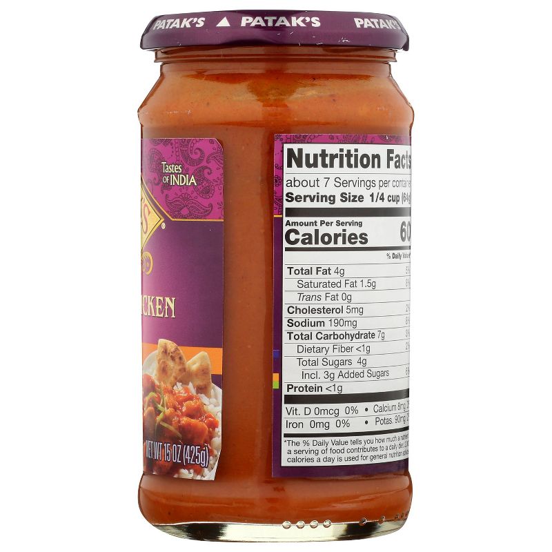Patak's Butter Chicken Simmer Sauce 15oz