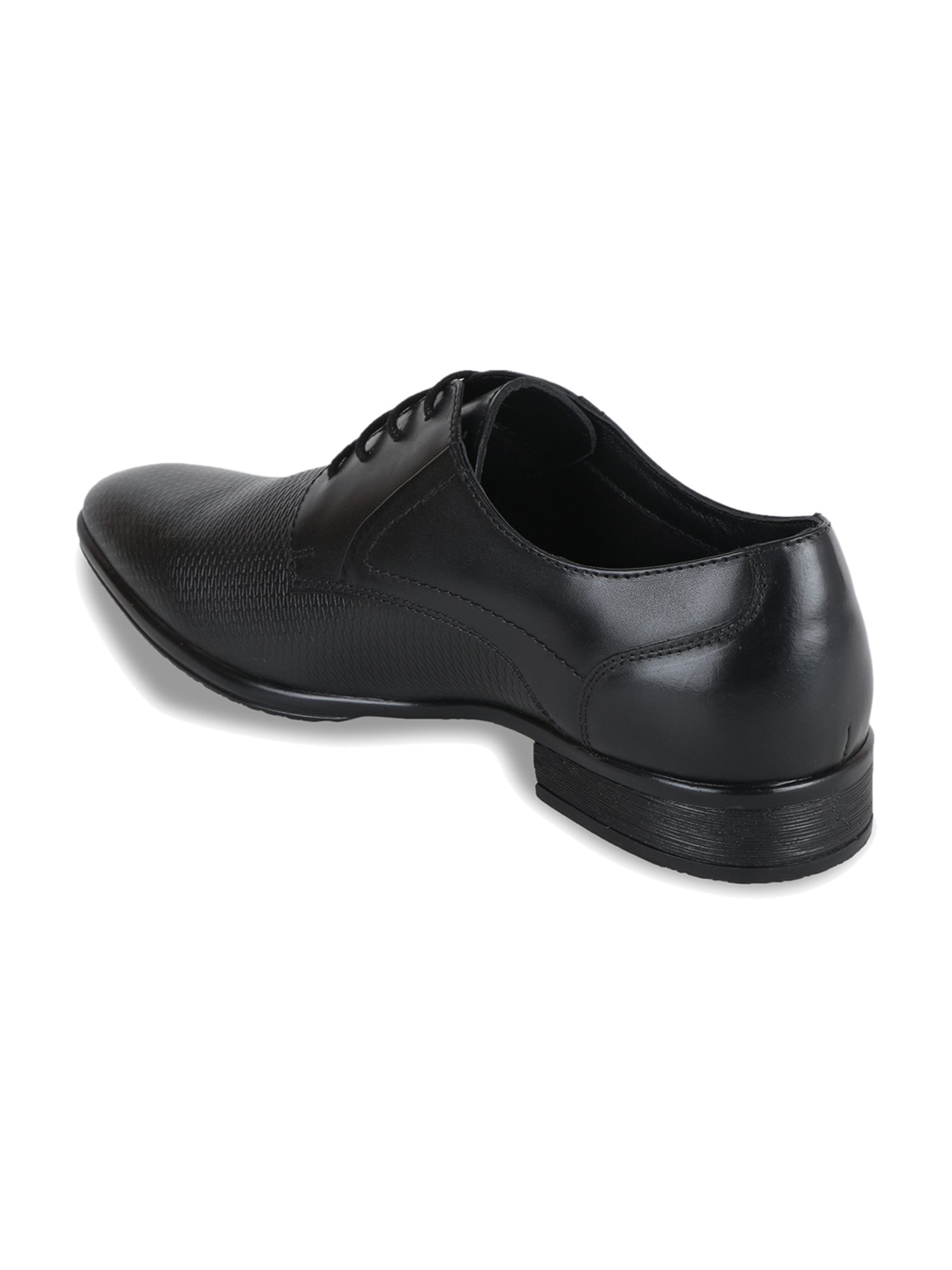 ID Men's Black Derby Shoes