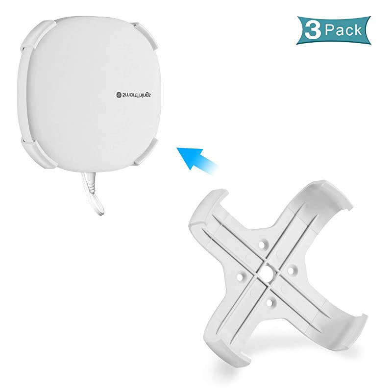 Wall Mount Bracket for Samsung SmartThings Hub 3rd Generation SpaceSaving Wall Mounting Holder to Keep Clean Appearance 3Pack