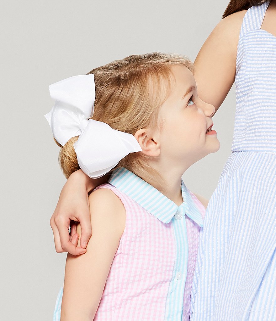 Copper Key Girls King Organza Bow