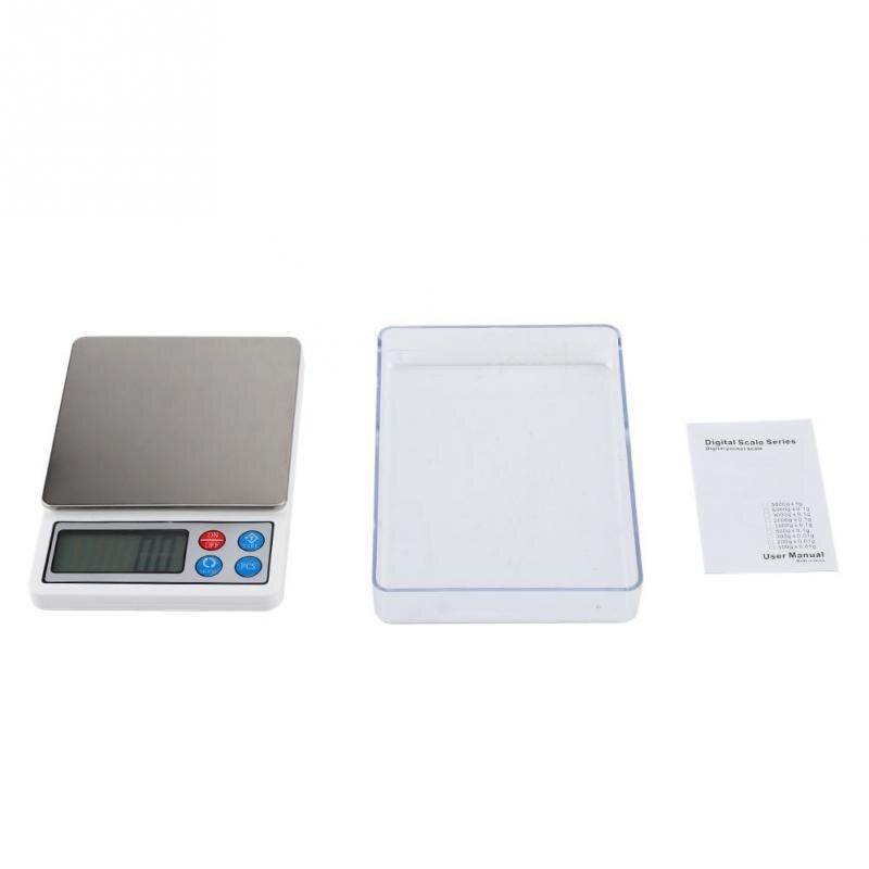 2KG 0.1g Portable Mini Pocket Digital Scales Balance Gram Electronic Balance High accuracy for Measuring