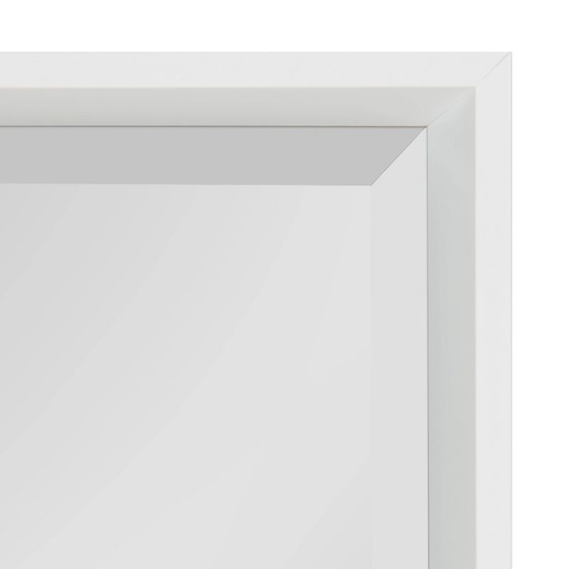 20" x 26" Calter Framed Wall Mirror White - Kate and Laurel