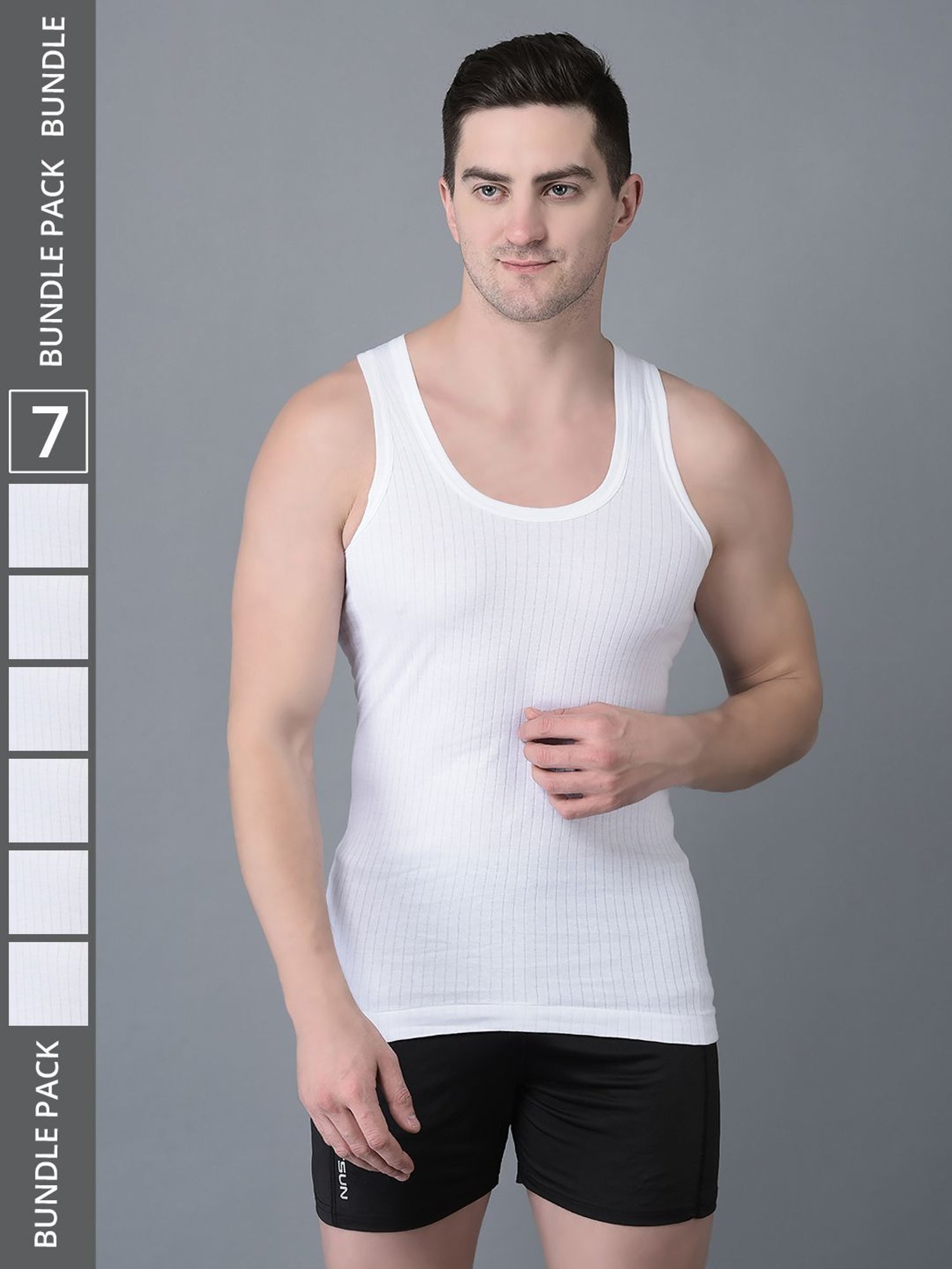 Bodycare Anthra Melange Regular Fit Thermal Top