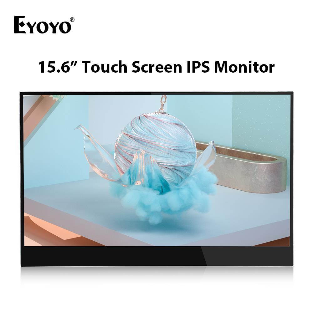 Portable HDMI Monitor, Eyoyo 15.6" inch Gaming Monitor 1920x1080 HDR Display Second Screen for Laptop PC