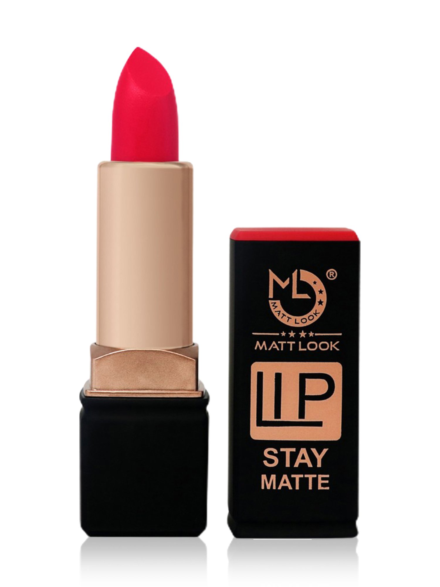 Matt Look Lip Stay Matte Lipstick 12 Fusion Pink - 3.5 gm