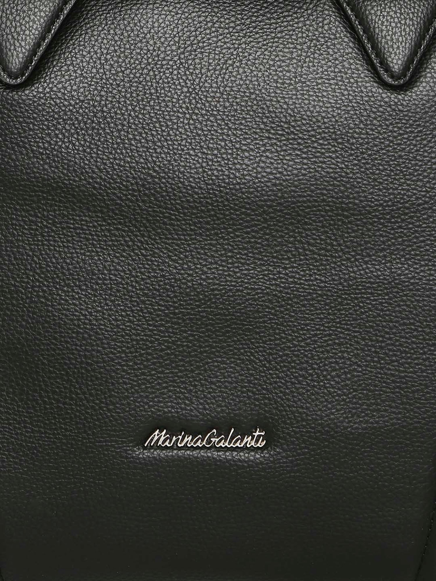 Marina Galanti Black Quilted Medium Tote Handbag