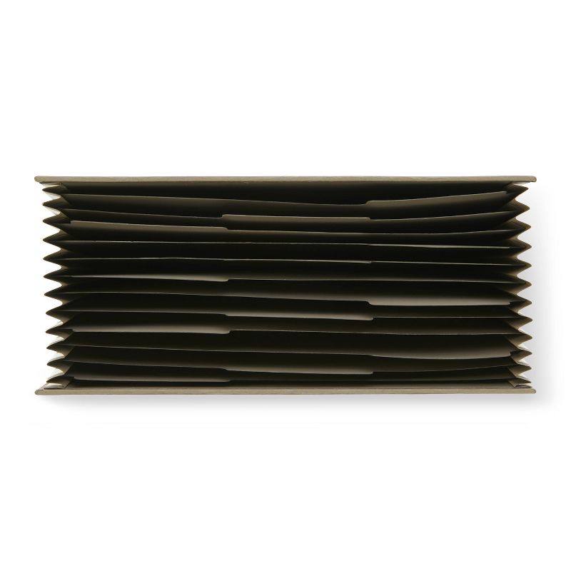 Expanding File with 12 Dividers and Labels Charcoal - Good Office Day