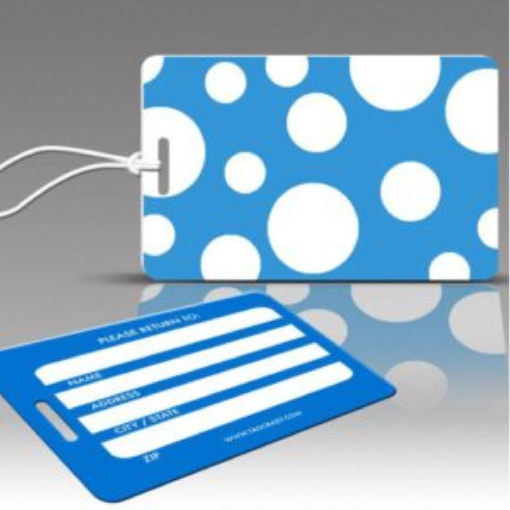 Polka Dot Collection - Blue & White Floating Polka Dot