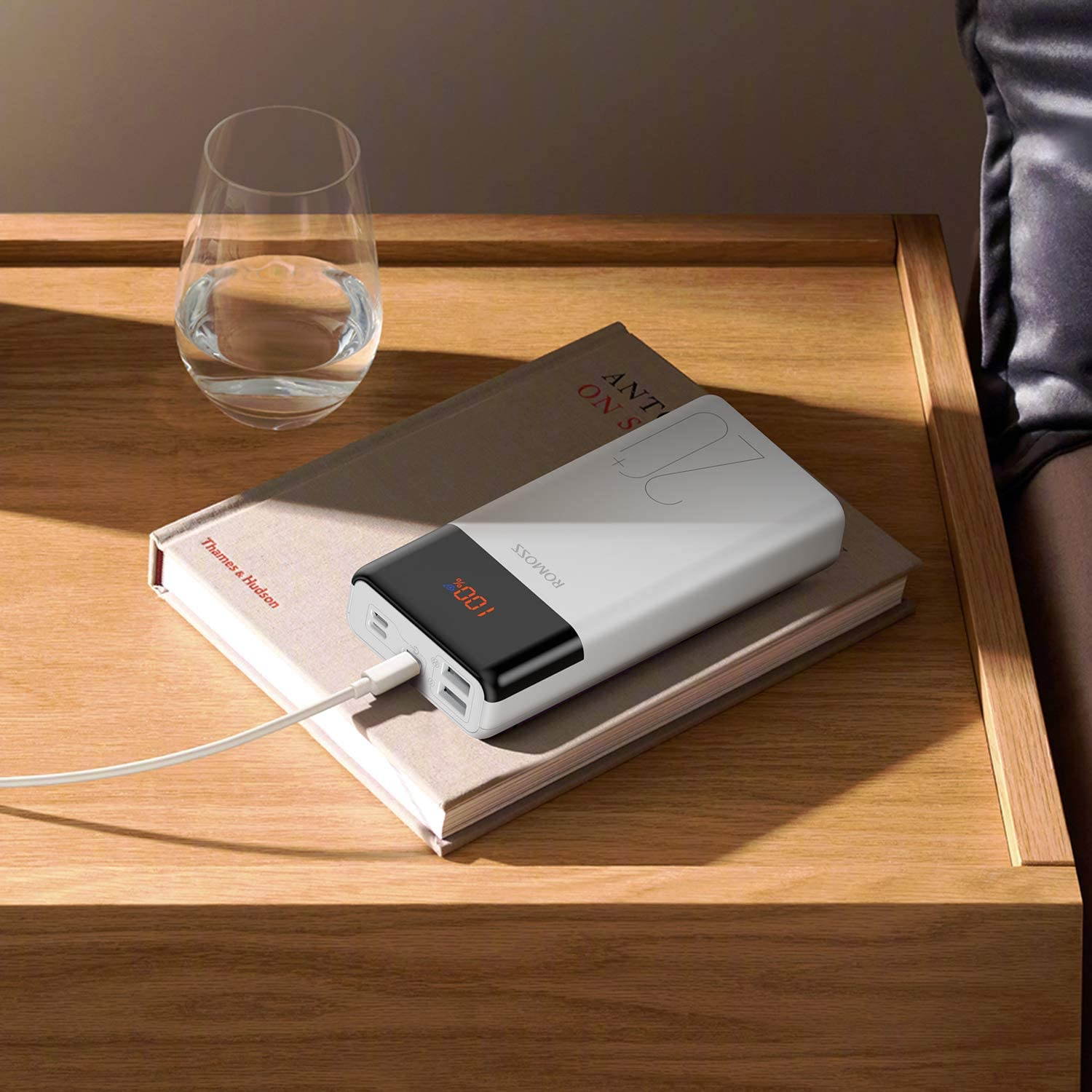 ROMOSS 20000mAh Power Bank LT20PS+, 18W PD USB C Portable Charger with 3 Outputs & 3 Inputs External Battery Pack Cell Phone Charger Battery Compatible with iPhone 11, Xs Max, iPad Pro, Samsung S20