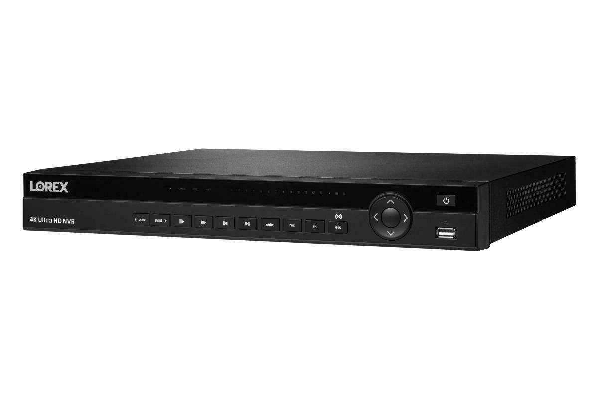 Lorex N882A63B 16 Channel 3TB IP 4K Ultra HD NVR, Audio