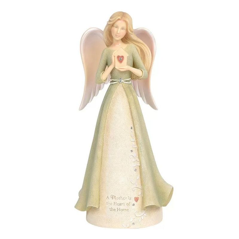 Foundations 7.0" Mom Heart Angel Love Family  -  Decorative Figurines
