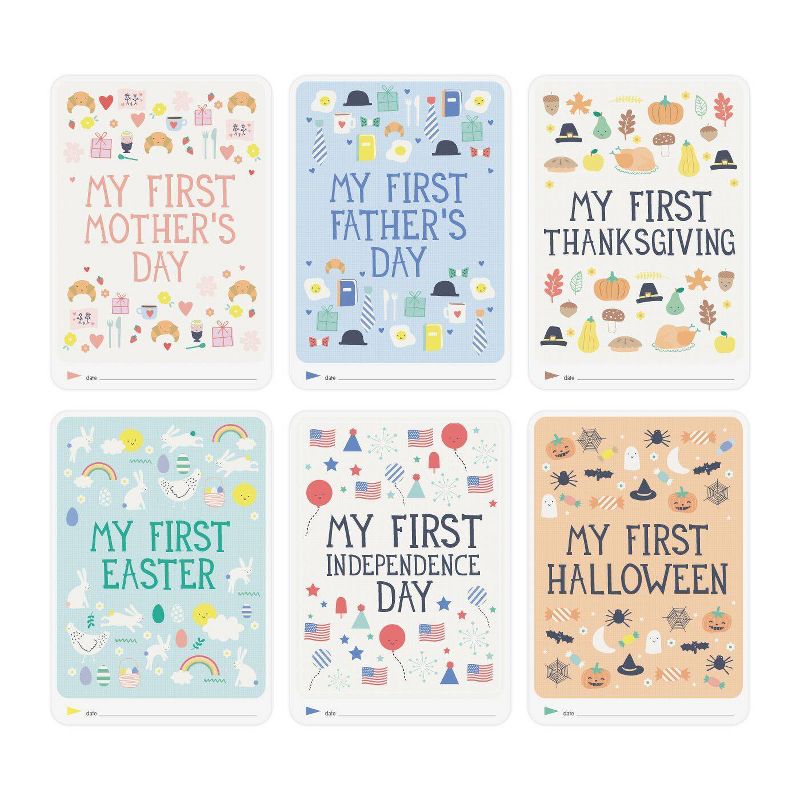 Milestone Baby's First Holidays Photo Cards - 6pc