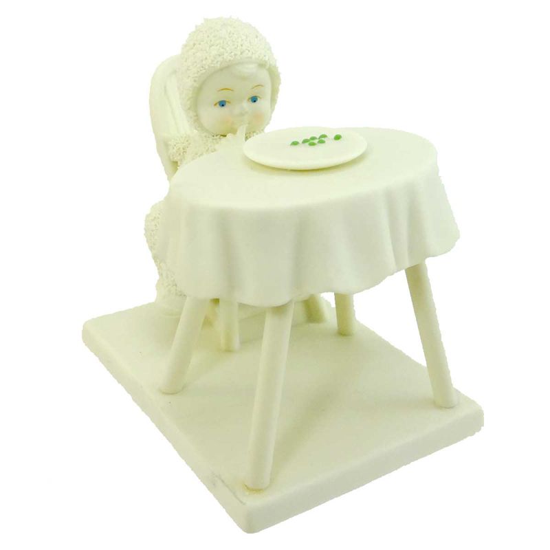 Dept 56 Snowbabies I Don't Care If They Are Good Peas Diner Table  -  Decorative Figurines