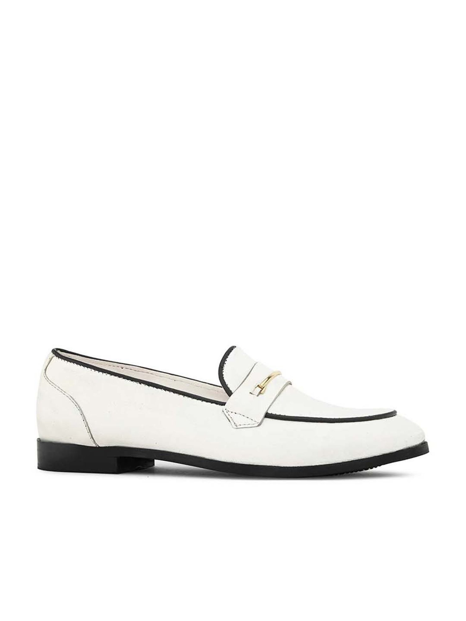 Carlo Romano Women's White Casual Loafers