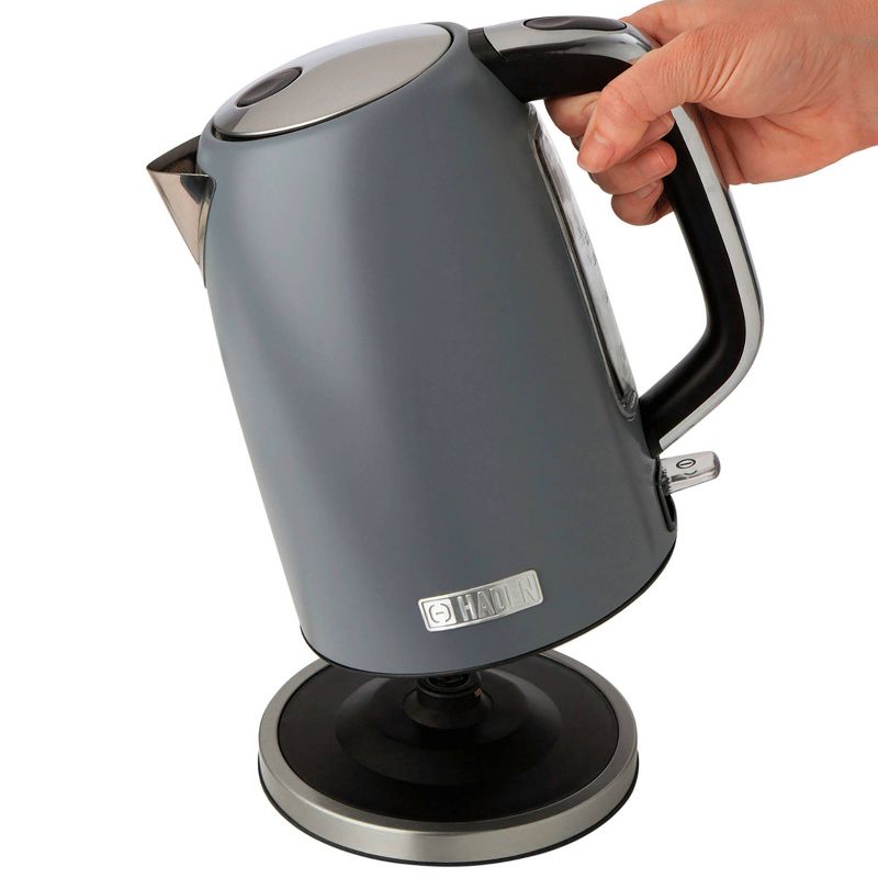 Haden Perth 1.7L Stainless Steel Electric Kettle - Gray
