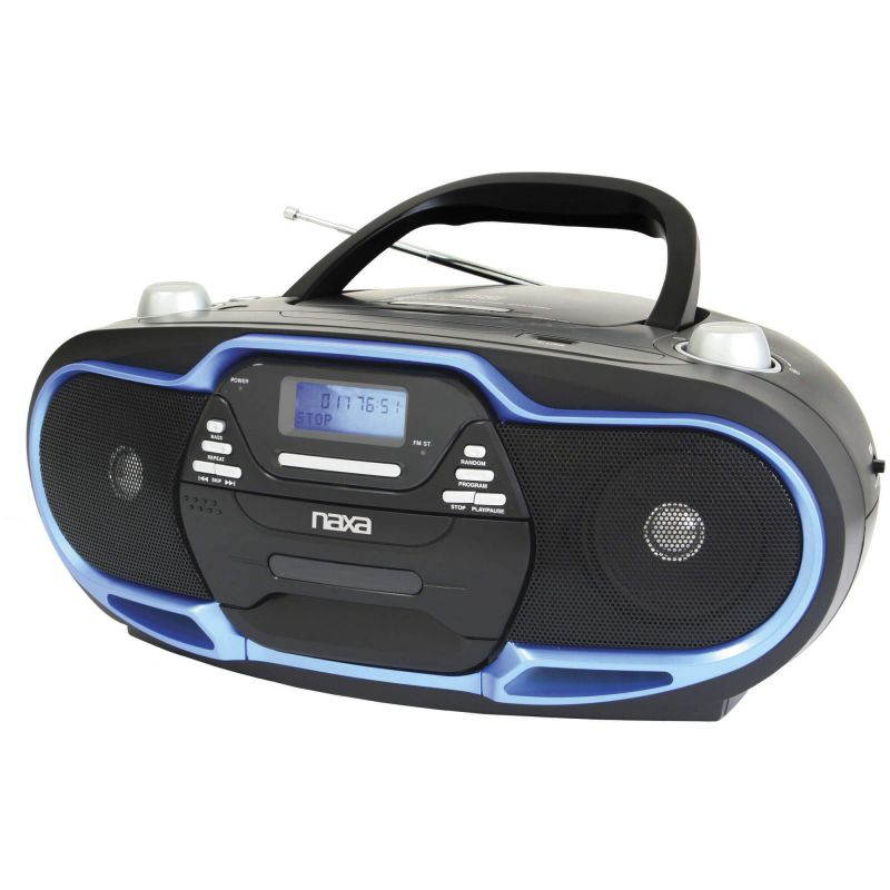 Naxa NPB257 Portable MP3/CD Player, AM/FM Stereo Radio & USB Input