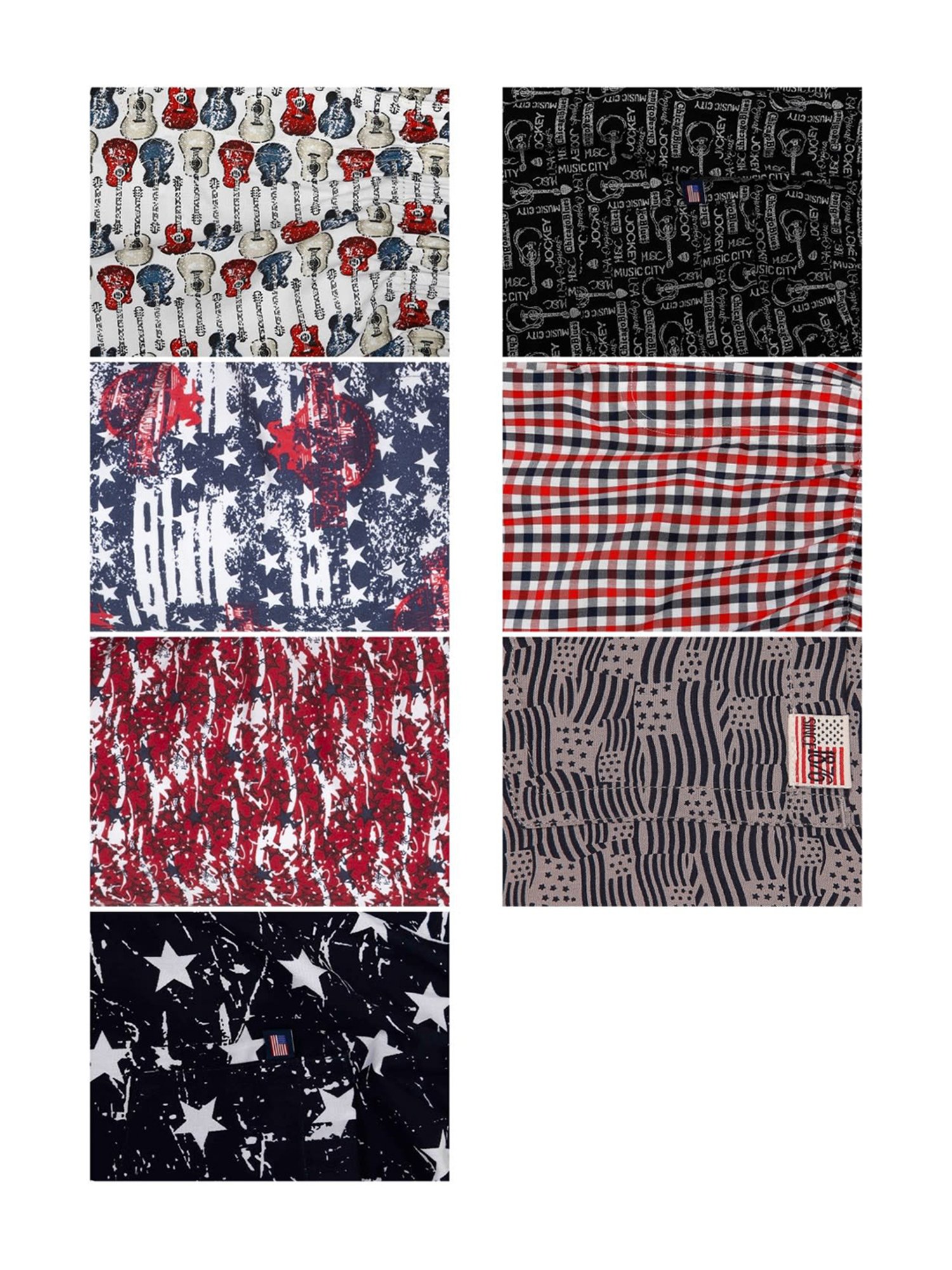 Jockey Kids Multicolor Printed UB08 Shorts