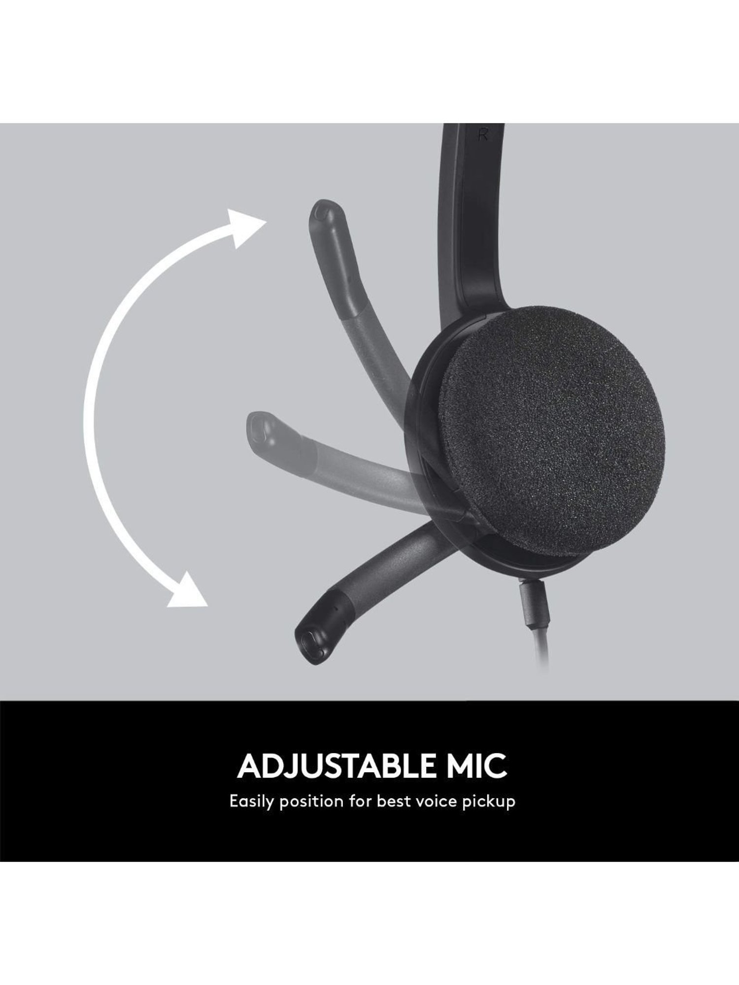 Logitech H340 Over-Ear Headphone Black