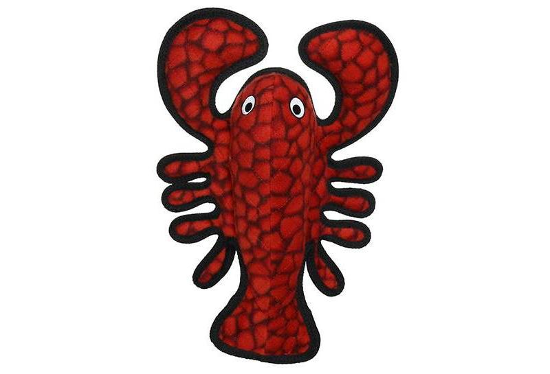 Tuffy Ocean Creature Lobster Dog Toy - Red