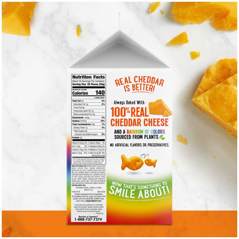 Pepperidge Farm Goldfish Colors Cheddar Crackers - 30oz