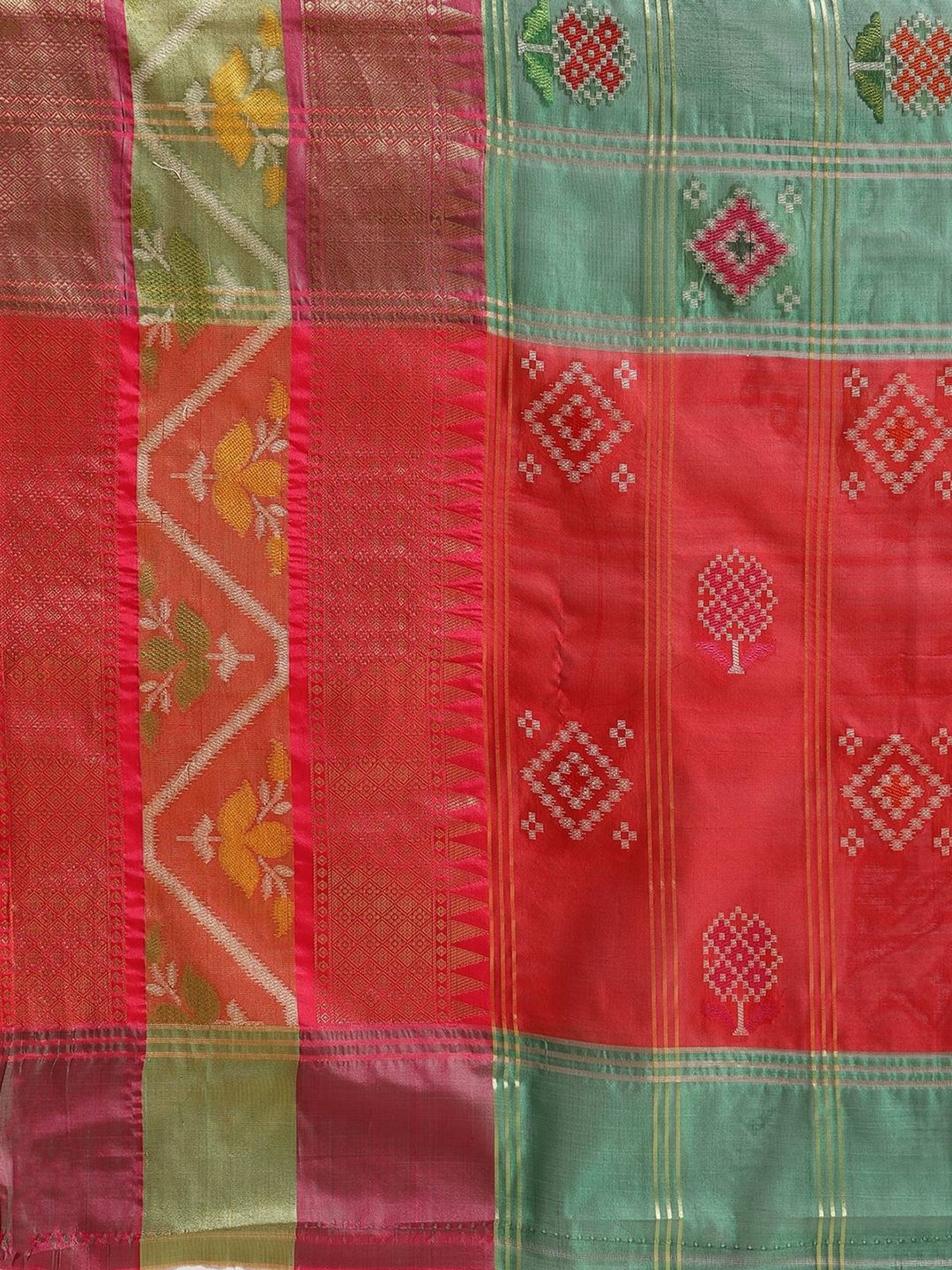 Banarasi Silk Works  Woven Saree with Blouse