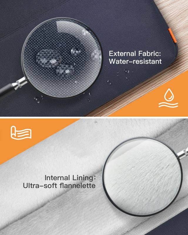 Inateck 15-15.6 Inch Shockproof Laptop Sleeve Carrying Case Chromebook Notebook Ultrabook Briefcase, Netbook Bag with Handle