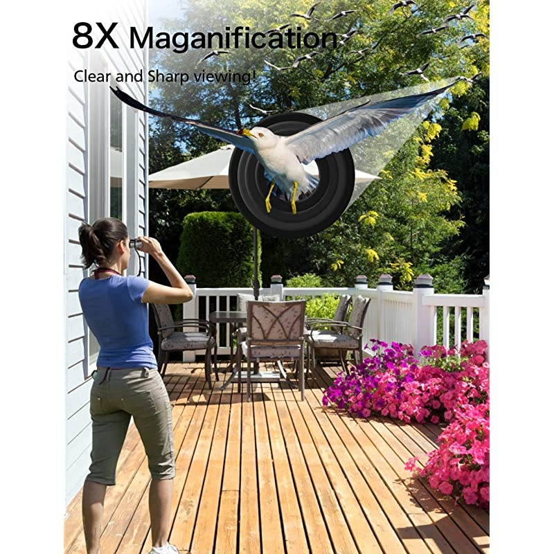 Compact Binoculars for Adults Kids Mini Small Binocular for Bird Watching Outdoor Travel Hiking Folding Pocket Lightweight Opera Glasses for Theater Concert Shows Women Men