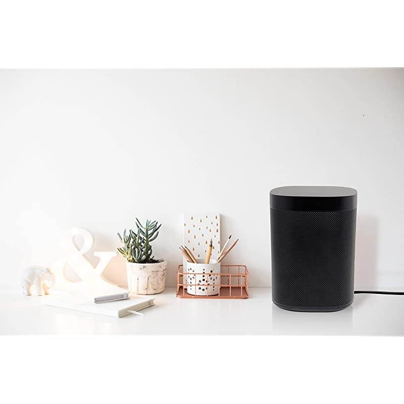 19.5in 2-Pack Power Cord Compatible with Sonos Play One, Sonos Play-1 and Sonos One SL Speaker. Compatible with Sonos Play One Short Power Cable Cord (Short, Black)