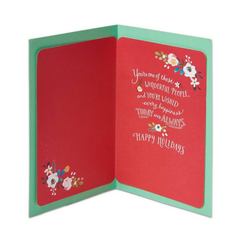 "Holiday Season" Holiday Card With Glitter