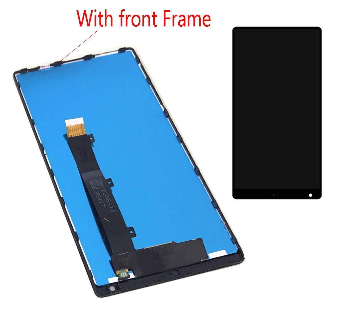 LCD Display Screen digitizer Touch Assembly For Xiaomi Mi Mix / mi mix Pro 6.4" replacement Black W/ Frame